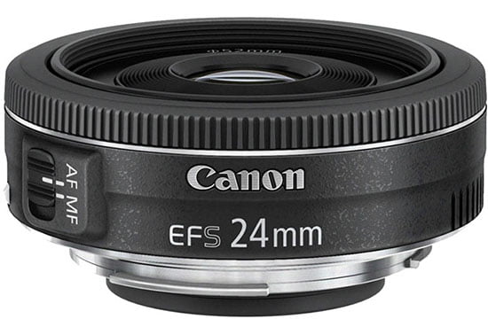 lente canon 24mm pancake 