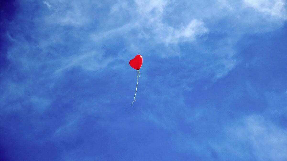 fotografia minimalista balão