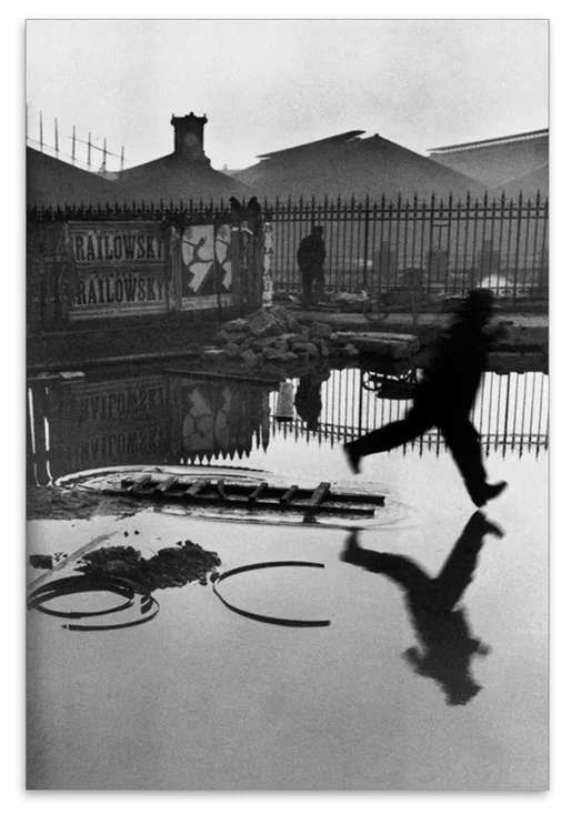 puddle cartier-bresson instante decisivo na fotografia