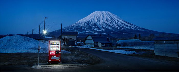 Eiji Ohashi, paisagens Japão Vending Machines