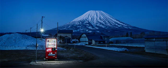 Eiji Ohashi, paisagens Japão Vending Machines