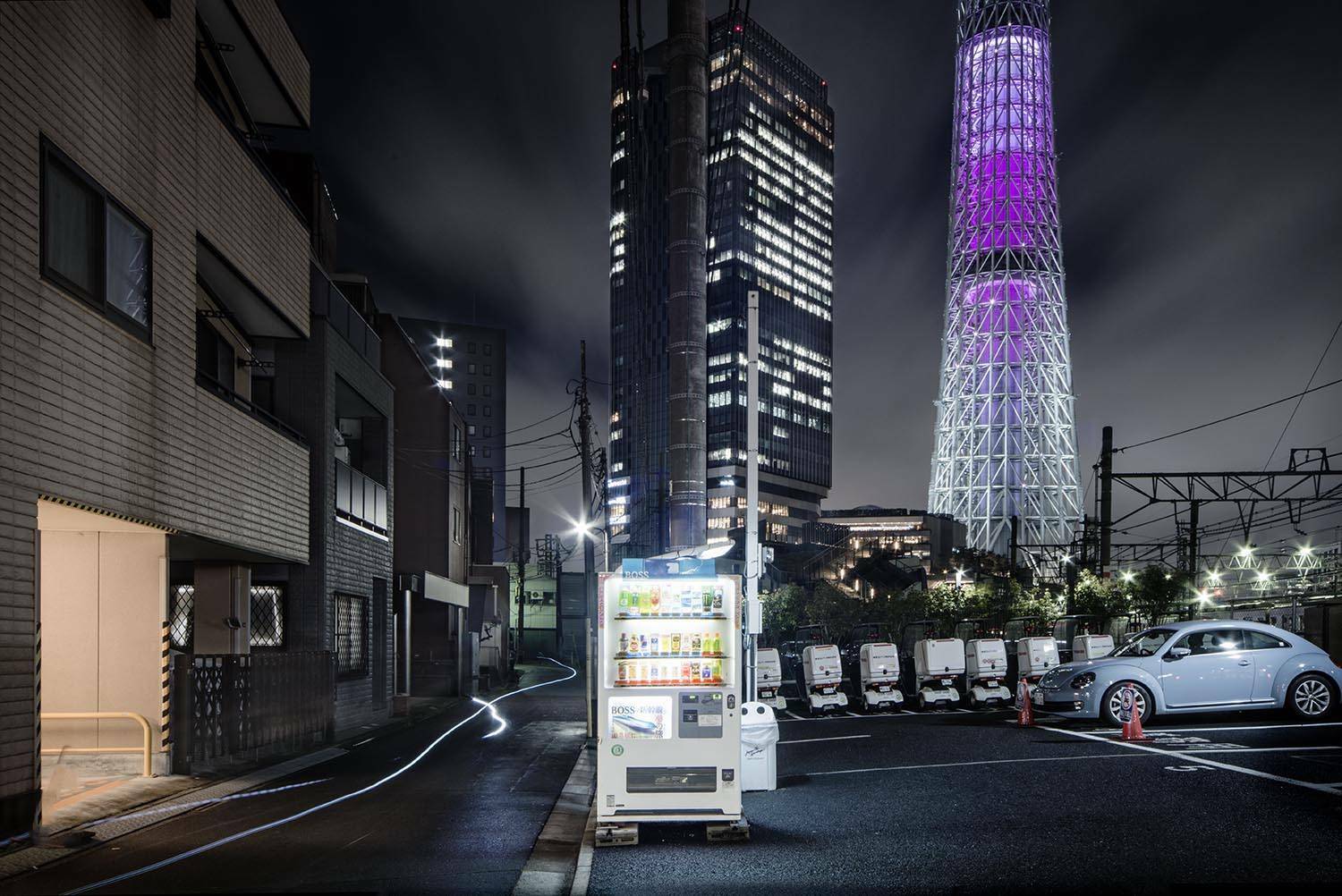 Eiji Ohashi, paisagens Japão Vending Machines