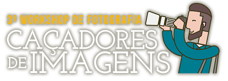 logo workshop de fotografia cacadores de imagens