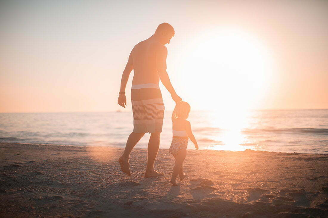 ensaio fotografico familia silhueta pôr do sol golden hour