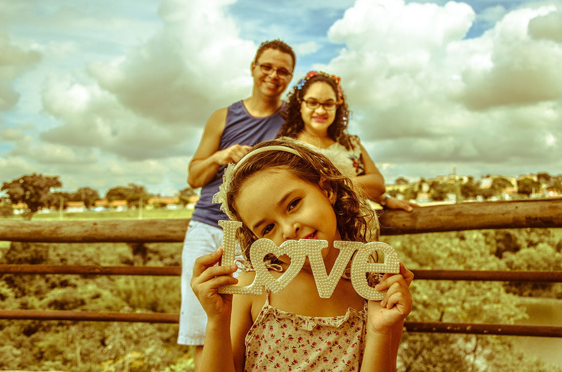 ensaio fotografico familia criança love