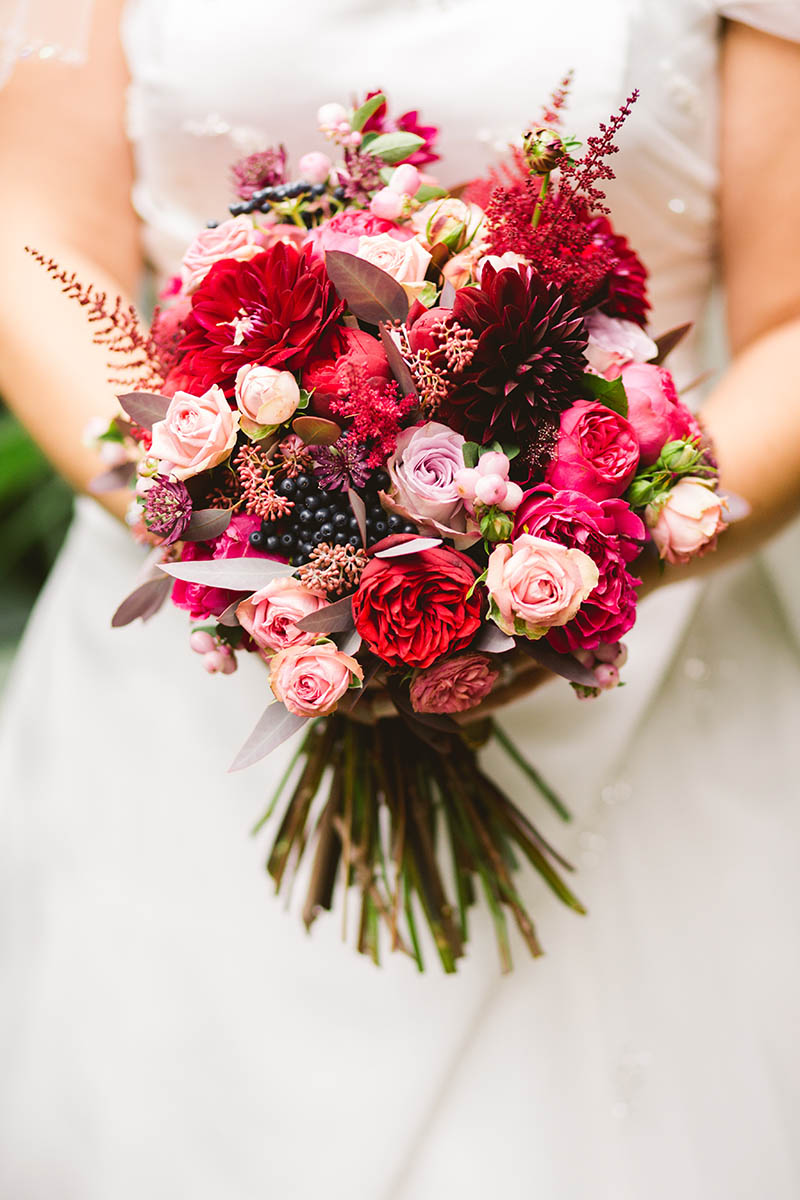fotografia de casamento buquê de rosas