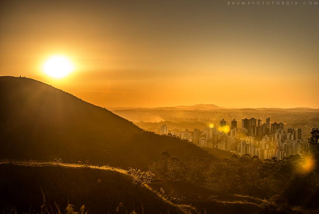 Fotos de Paisagens Por do Sol Montanhas em BH Charles Torres