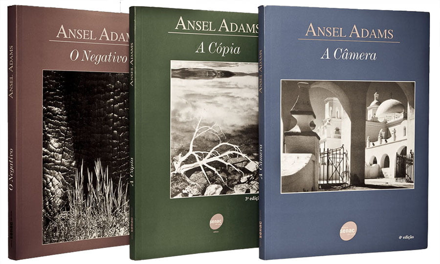 ansel adams livros a camera livro a copia livro o negativo