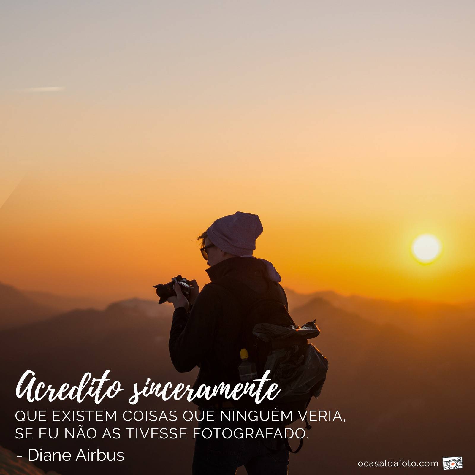 frases sobre fotografia - acredito sinceramente que existem coisas ninguem veria - diane airbus